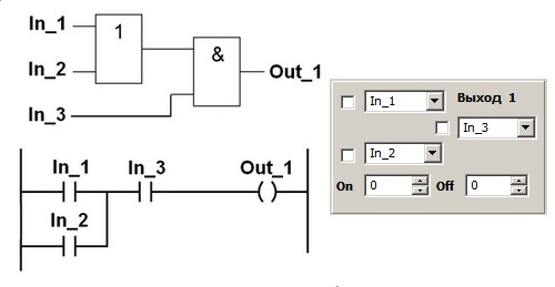 Применение логических операций в программе Arduino Mega & Nano конфигуратор
